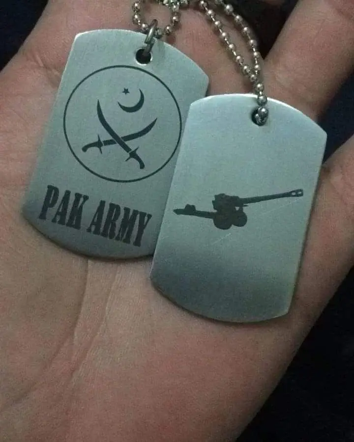 Engraved Steel Dog Tag Set — photo 1