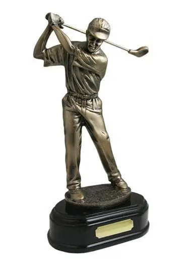 Golfer Statue Trophy — photo 1
