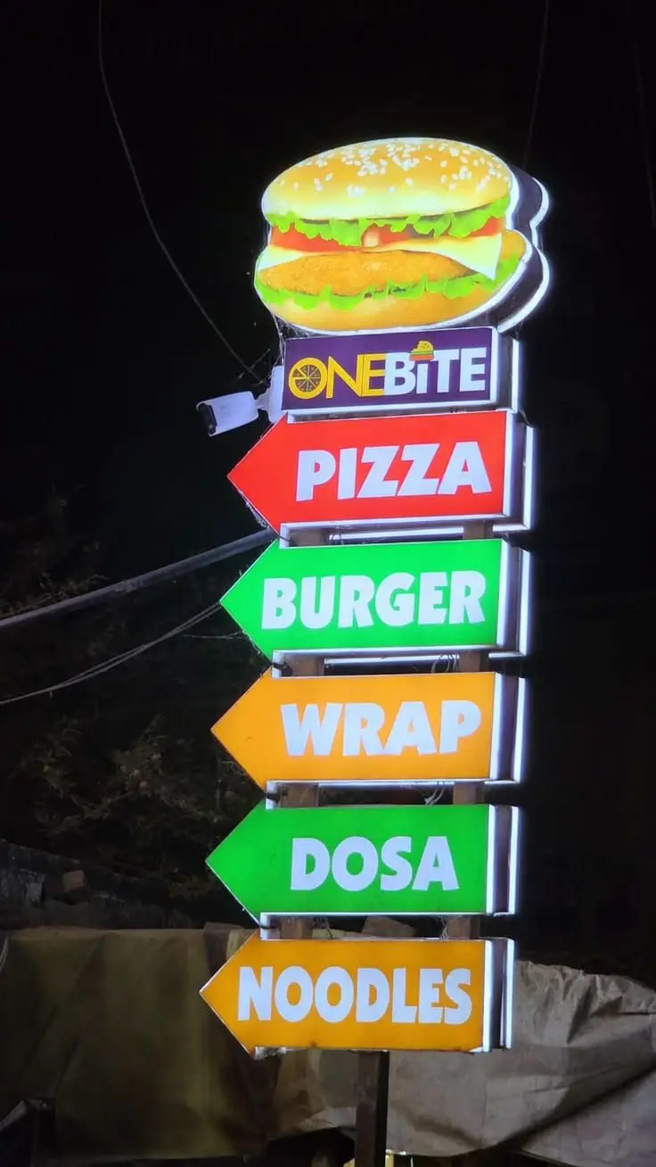 Lit Arrow Directory Sign — photo 1