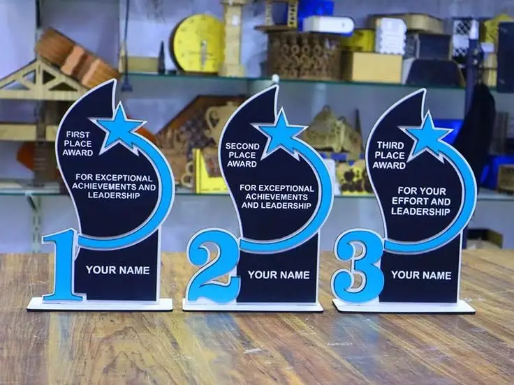 Numbered Podium Star Awards (1st, 2nd, 3rd) — photo 1