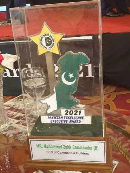 Pakistan Map Acrylic Award — photo 1